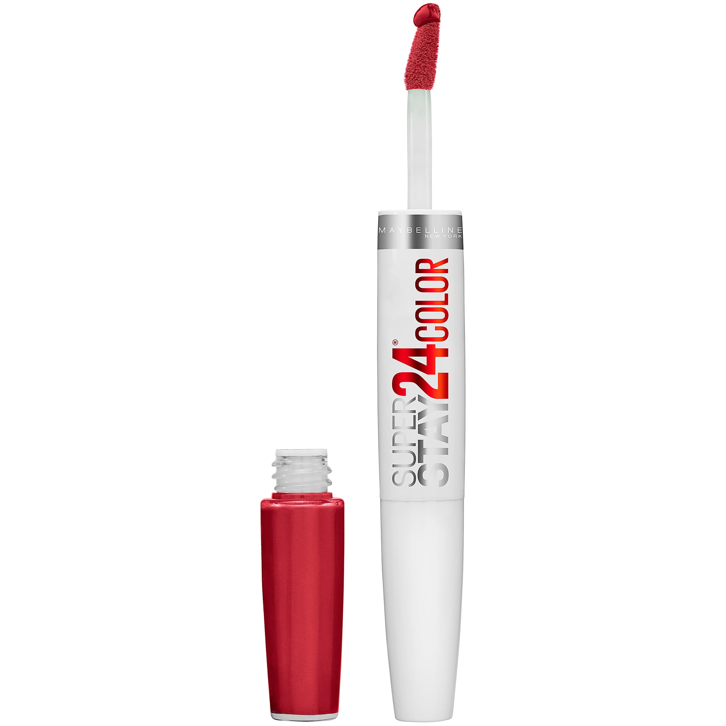 (2 pack) Maybelline SuperStay 24 2-Step Liquid Lipstick, Keep Up The Flame
