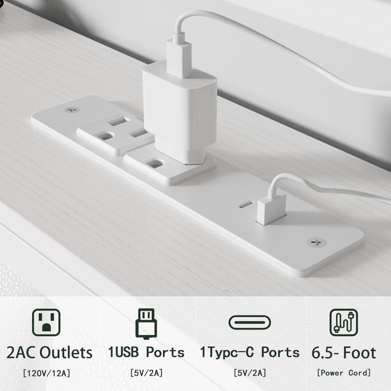 Satifur Full Bed Frame with LED Lights & Charging photo 8