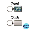 thumbnail image 4 of Earth Abstract Background Metal Rectangle Keychain, 4 of 7