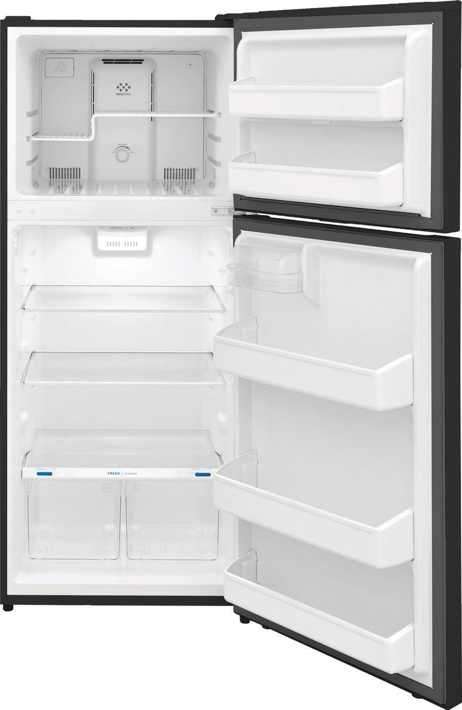 Frigidaire 17.6 Cu. Ft. Top Freezer Refrigerator, Black