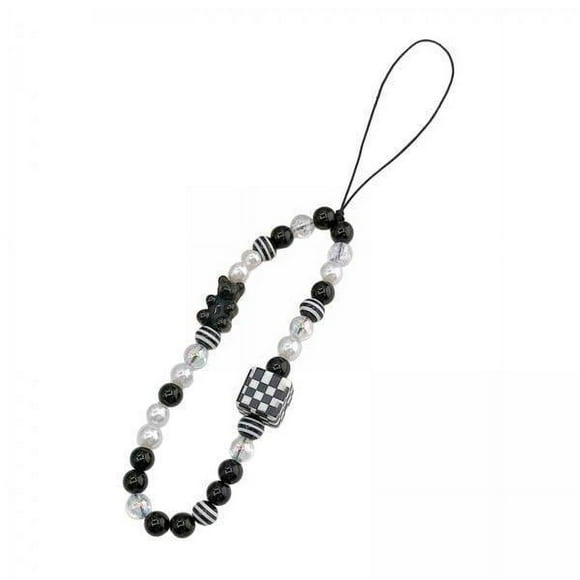 2x Cordón Para Teléfono Móvil Con Dije Para Cámara, Universal, Para Mujeres Y Niñas, Color Negro