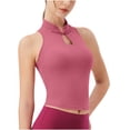 thumbnail image 2 of mfyjkho Camisetas Sin Mangas Para Mujer, Camiseta Deportiva Ajustada De Color Liso Para Mujer, Moderna, Para El Tiempo Libre Y El Fitness Tops Casuales Para Mujer Xl, 2 of 9
