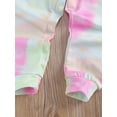 thumbnail image 6 of Baby Girls Autumn Winter Outfits Tie-Dye Sweatshirt Long Sleeve Hoodies Tops Pants, 6 of 6