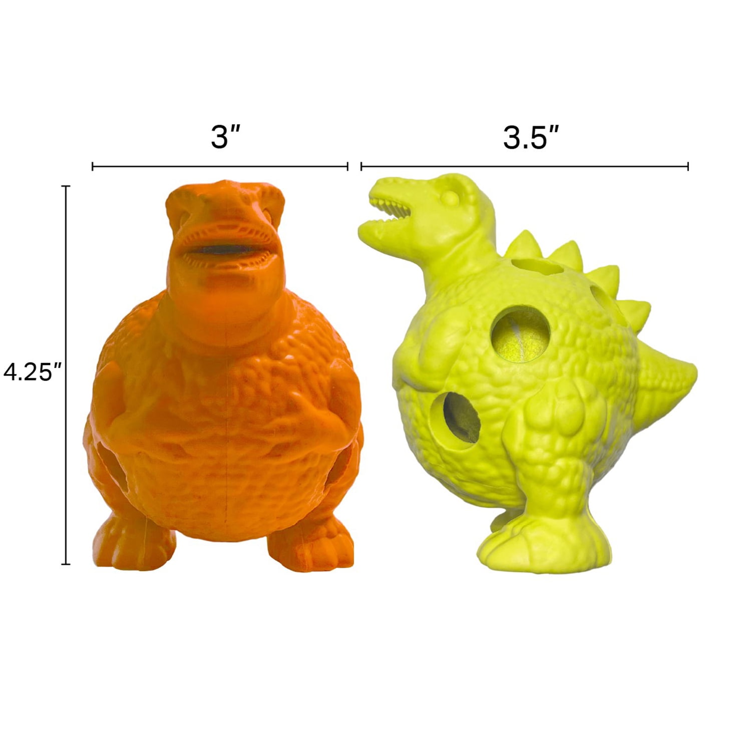Pefilos Dog Chew Toys, Durable Dog Toys for Teething with Natural Rubber, Small and Medium Dog (Green+Orange) Pefilos Dog Chew Toys, Durable Dog Toys for Teething with Natural Rubber, Small and Medium Dog (Green+Orange)