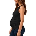 thumbnail image 7 of Bixock Women's Plus Size Maternity V Neck Camisole Sleeveless Tank Top Maternity Tops Casual Maternity Shirt Summer Maternity Clothes, 7 of 7