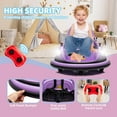 thumbnail image 5 of 12V Bumper Car for Kids, Bumper Car for Toddlers W/Remote Control, Electric Ride On Car with LED Lights & 360 Degree Spin, Bluetooth, Anti-Collision Padding 5-Point Safety Belt, 5 of 7