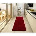 thumbnail image 2 of L'Baiet Livia Red Soft Cozy Plush Shag Indoor 2' x 6' Area Rug, 2 of 2