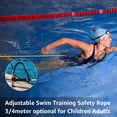 thumbnail image 2 of Tignapoo Swimming Resistance Training Set with Elastic Bands and Belt - 4M Blue Swim Assist Equipment for Enhanced Performance, 2 of 6