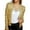 Gold, variant on Cropped Jacket Color Block Sequined Short Jacket with Standing Collar for Women Casual Versatile Fashion Top Gold XXL