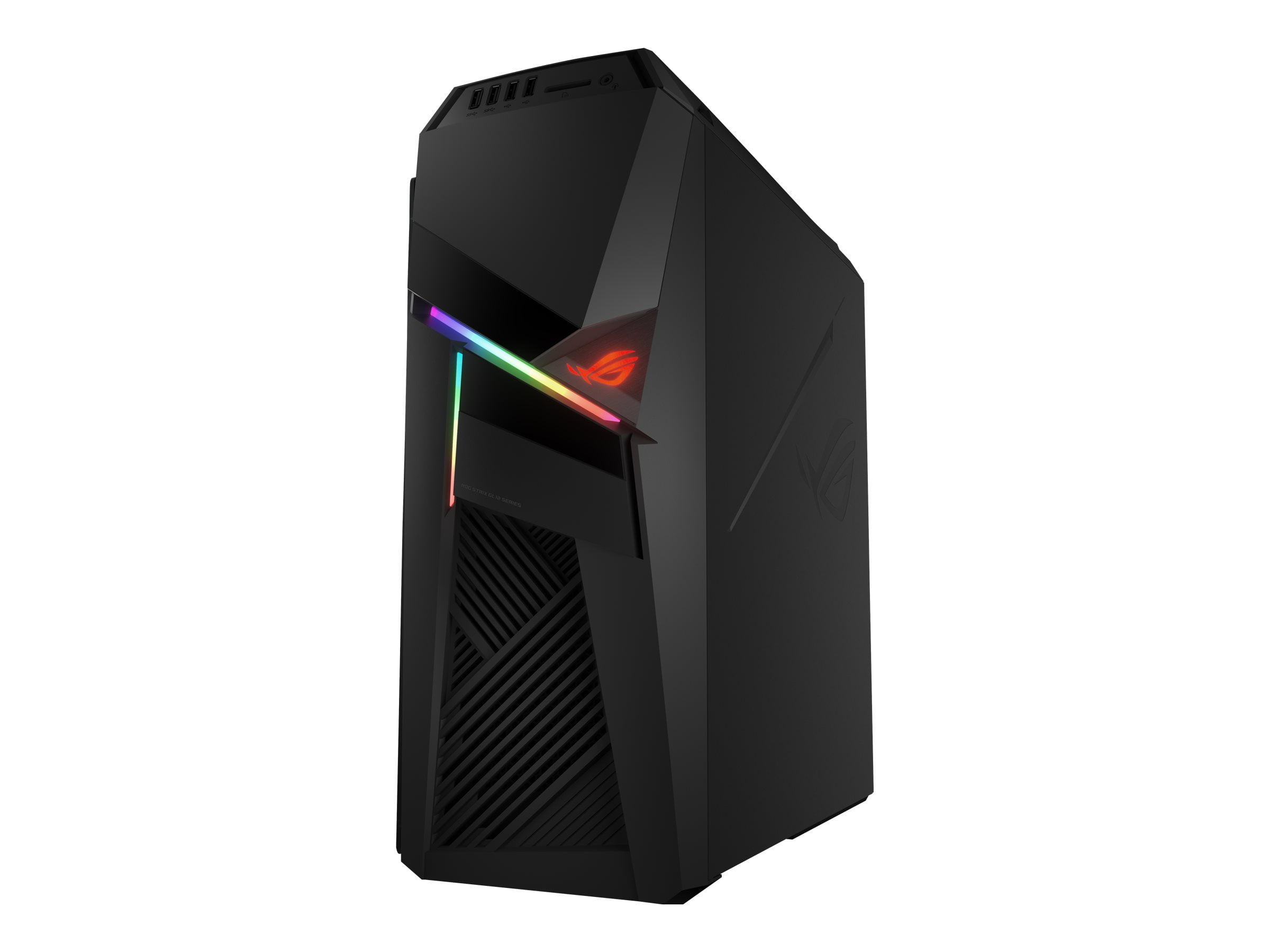 Asus Rog Strix Gl12cx Tower Core I7 9700f Ram 16 Gb Ssd 256 Gb Hdd 1 Tb Gf Rtx 60 Gige Wlan 802 11ac Bluetooth 5 0 Windows 10 Monitor None Walmart Com Walmart Com