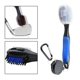 thumbnail image 2 of Cepillo duradero para palos de golf, limpiador de ranuras, accesorios de golf retráctiles con mosquetón para ejercicio al aire libre, bolsa de golf, azul Sunnimix cepillo de golf, 2 of 7