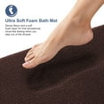 thumbnail image 2 of Thick Memory Foam Bath Mat Rug 24x16, Extra Soft Absorbent Bathroom Rug, Quick Dry Bath Mats, Non-Slip, Machine Washable Carpet for Bathroom, Tub and Shower, Home Decor Accessories, Beige, 2 of 7