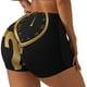 thumbnail image 1 of Fotbe 2025 Happy New Year Shorts Sin Costuras – Shorts Deportivos de Cintura Alta para Mujer, Elásticos para Gimnasio, Yoga, Running o Ciclismo-Small, 1 of 8