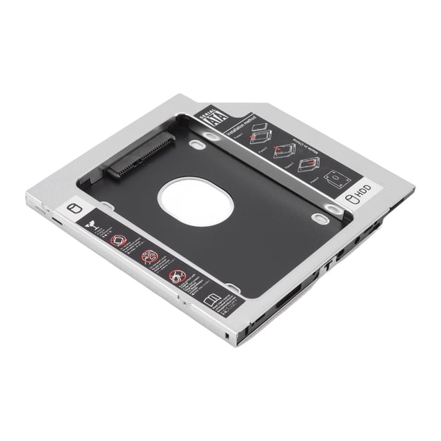Bahía Caddy HDD de 25 pulgadas a 2 SSD HDD Caddy para disco duro resistente al desgaste Instalación Universal DIY de 95 mm para computadora portátil