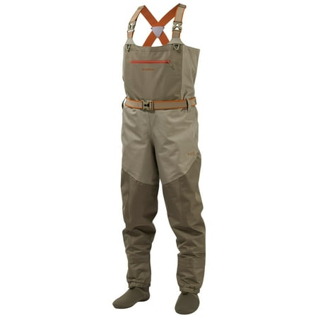 Bassdash Men s Fishing Wader Waterproof Breathable Chest Waders Stocking Foot Lightweight Tan
