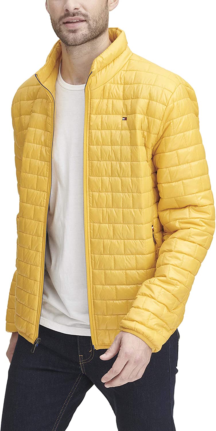 tommy hilfiger men's ultra loft sweaterweight quilted packable jacket