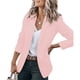 thumbnail image 2 of Chaqueta tipo cárdigan de manga larga para oficina y trabajo con solapa abierta y lisa para mujer, 2 of 4