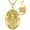 C, variant on Kootwo Knights Templar Necklace for Men Women, 14K Gold Plated Double-Sided Full Armor of God Medal, Christian Crusader Protection Jewelry Gift