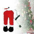 thumbnail image 4 of Christmas Leg Tree Decoration Animated Santa Legs Christmas Decoration for Outdoor Yard Holiday Display Durable Plug In Santa Claus Prop for Festive Home Party Decor, 4 of 4