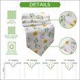 thumbnail image 5 of White Pumpkins Fall Table Runner Linen Burlap Table Runner 36 Inches Small Thanksgiving Eucalyptus Autumn Dresser Scarves for Kitchen Island Coffee Dining Room Party Wedding Holiday Decor 13"x36", 5 of 8