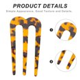 thumbnail image 3 of EXHUMKY 6Ud Assorted Color U Shaped Hair Bun Pins for Easy Single Handed Styling, 3 of 7