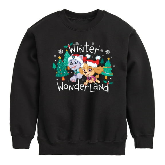 Paw Patrol - Winter Wonderland - Toddler And Youth Crewneck Fleece Sweatshirt