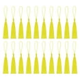 thumbnail image 1 of Unique Bargains 30Pack 5' Silky Bookmark Tassels with Loop for DIY Craft Accessory, Light Yellow, 1 of 6