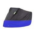 thumbnail image 1 of Funda para motocicleta, funda para vehículo de carretera, resistente al agua, protección solar, ligera. Negro Azul, 1 of 9