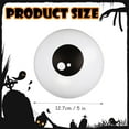 thumbnail image 3 of Halloween Eyeball Stickers Decorative Latex Halloween White Decor balloons bulk gold, 3 of 8