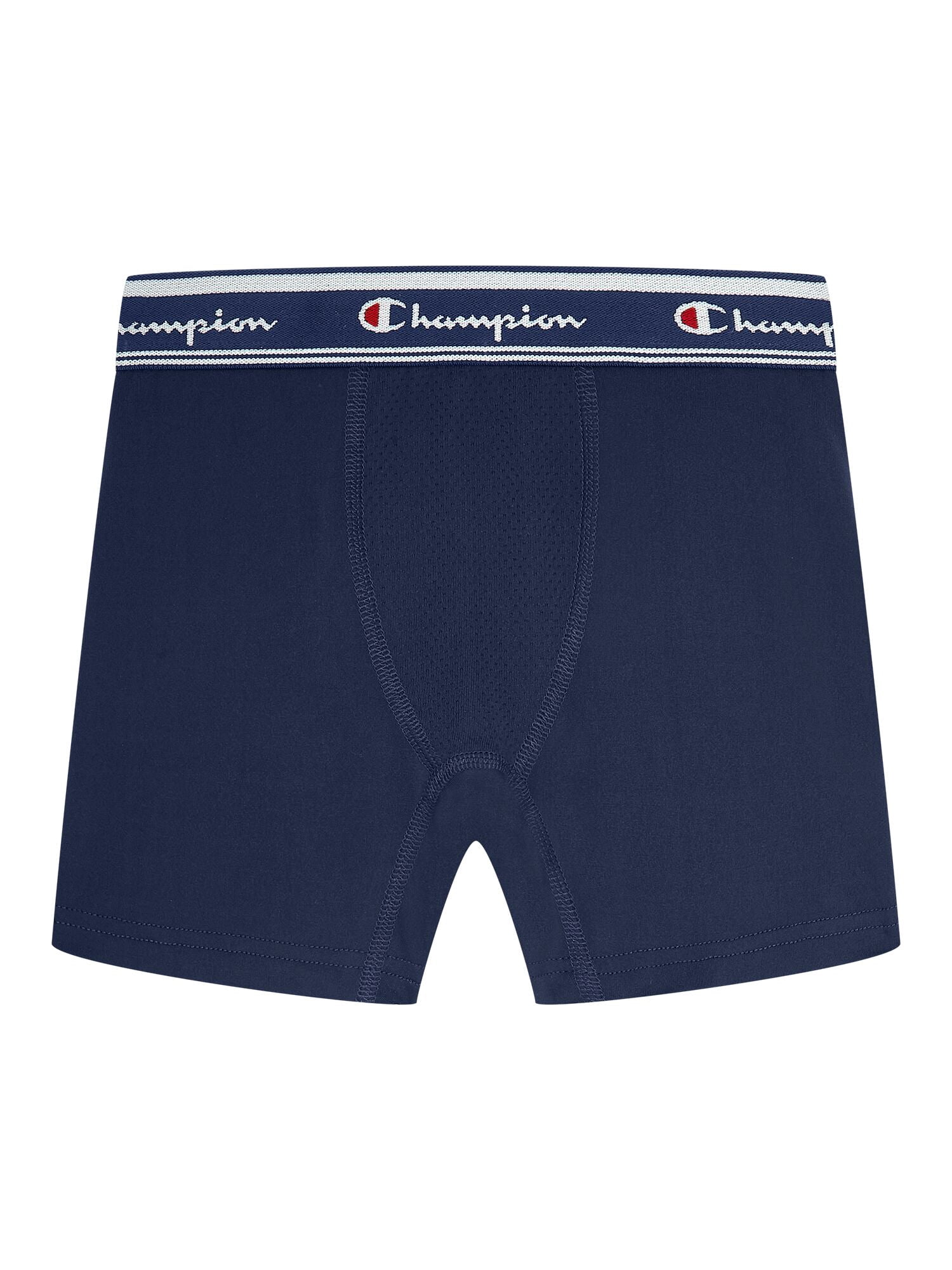 Champion Boys’ Active Performance Boxer Briefs, 5 Pack, Sizes XS–XL