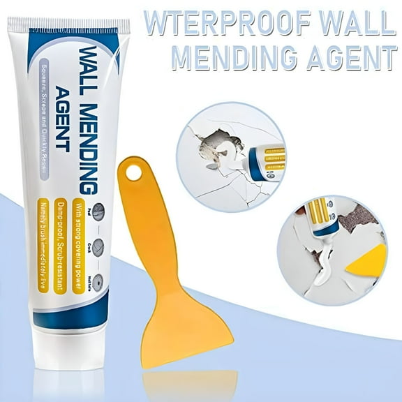 SELIVO Drywall Repair Kit,Wall Spackle Repair Paste,Wall Repair Patch Kit with Drywall Patch,Plaster Wall Hole Filler Putty for Filling Walls,Screw,Nail Hole,Wall Mending Agent