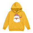 thumbnail image 5 of Mercatoo Kids Christmas Hoodie Girls Winter Cute Santa Graphic Long Sleeve Pullover Sweater Holiday Party Soft Cotton Clothes, 5 of 6