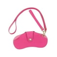 thumbnail image 5 of Sunglasses Case Stylish PU Leather Sunglass Pouch for Hiking Beach Women Red, 5 of 8