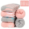 thumbnail image 2 of Armscye 6 Pairs Fuzzy Socks for Women, Cozy Fluffy Socks, Winter Warm Slipper Socks Microfiber Soft Home Socks for Sleeping, Christmas Girls, 2 of 7