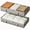 Gray, variant on Under Bed Storage Containers 60L, 6 Inch Tall Storage Bins with Durable Handles and Sidewalls, Closet Organizer for Clothes Blankets Seasonal Items, 2-Pack Beige