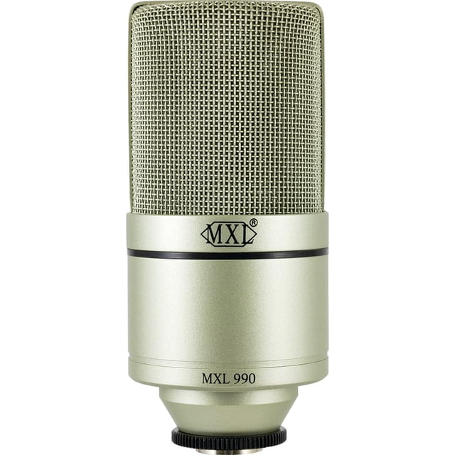 Micrófono de condensador MXL 990 para podcasting, canto y más