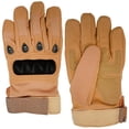 thumbnail image 1 of Guantes para airsoft PhantomGrip 1Par L Caqui 130mm x 240mm Cuero Sintético PVC Nailon y Microfibra., 1 of 3