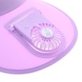 thumbnail image 1 of Ventilador de verano con visera de refrigeración, protector solar, visera para deportes al aire libre (púrpura) Likrtyny Para estrenar, 1 of 8