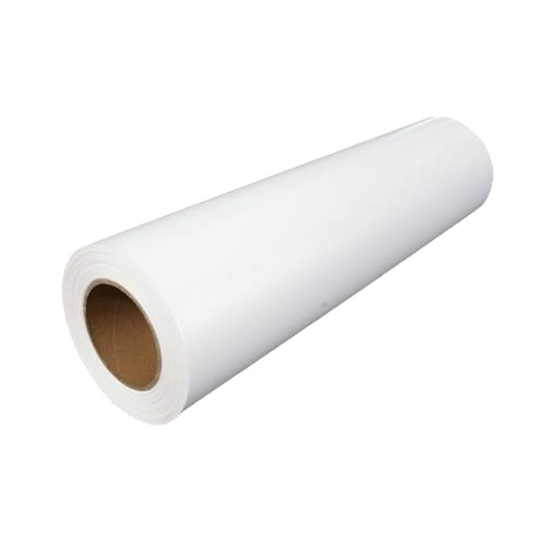 VING 19.7 x 98´ Roll Heat Transfer Vinyl White Color Eco-Solvent Printable  for Dark T-Shirt Fabric 
