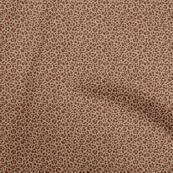 oneOone Viscose Chiffon Light Brown Fabric Print Sewing Fabric By The Yard Printed Diy Clothing Sewing Supplies 42 Inch Wide