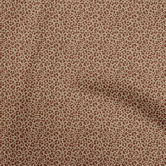 oneOone Velvet Light Brown Fabric Print Craft Projects Decor Fabric Printed By The Yard 58 Inch Wide