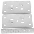 thumbnail image 4 of MLINS  8 Pcs Cabinet Door Repair Board Locks Knob with Deadbolt Silver, 4 of 8