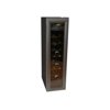 Haier HVW18ABB - Wine cooler - width: 11 in - depth: 22.3 in - height: 40.9 in - black