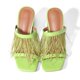 thumbnail image 4 of Sandalias de mujer Chunky Tacón alto Pluma Sexy Verano Zapatillas Casual Fluorescente Zapatos verdes Wmkox8yii  ytu1839, 4 of 9