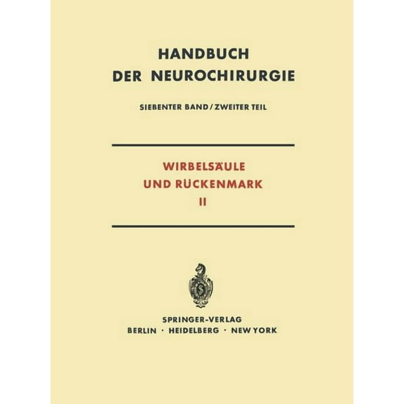 WirbelsÃ¤ule Und RÃ¼ckenmark, (Paperback)
