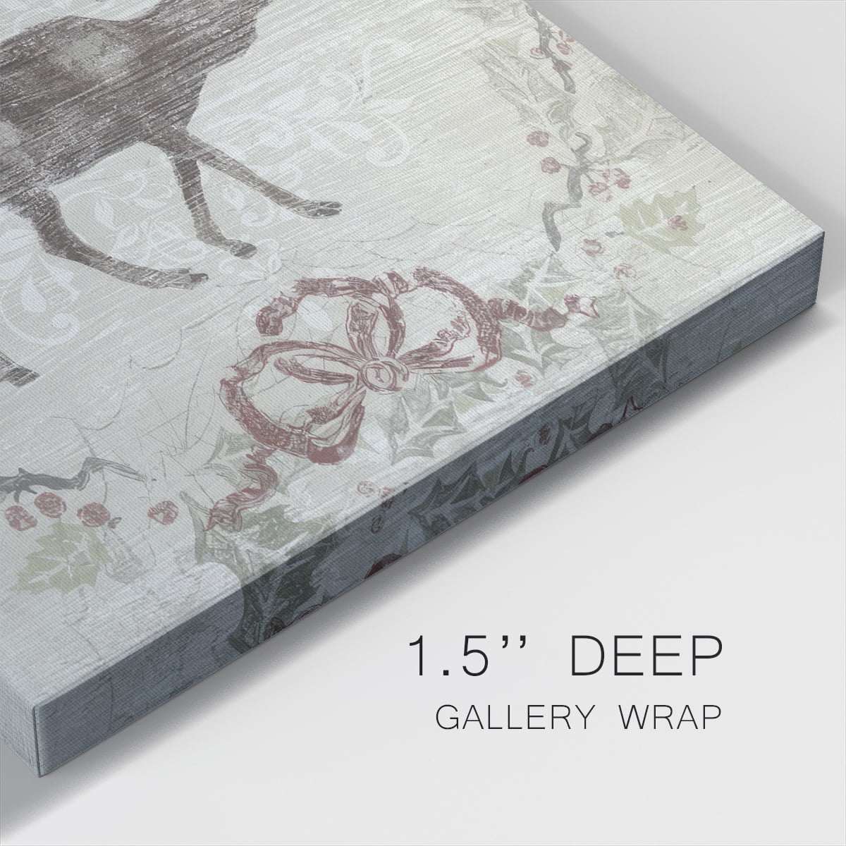 Cabin Christmas V- Gallery Wrapped Canvas