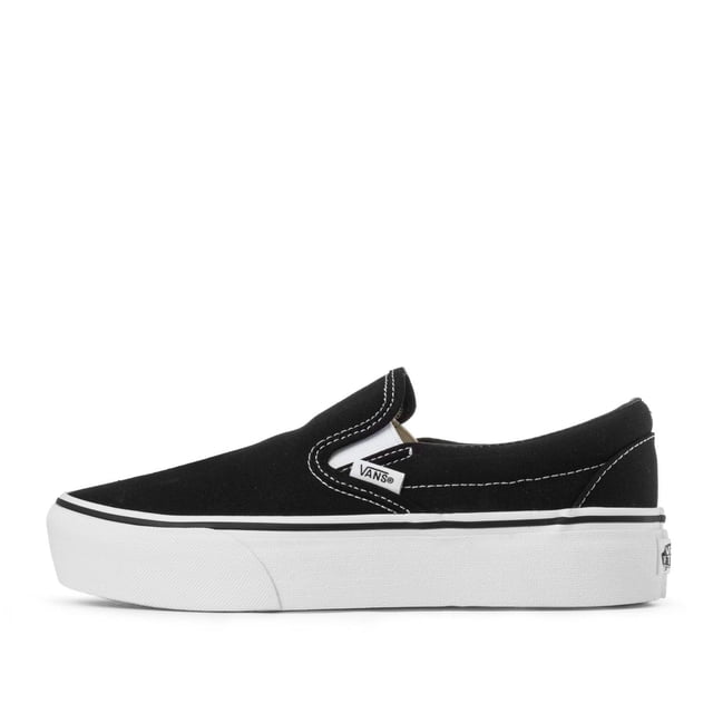 Tenis Vans Classic Slip On Platform - 018EBLK - Negro - Mujer negro 22.5 Vans Classic Slip On Platform