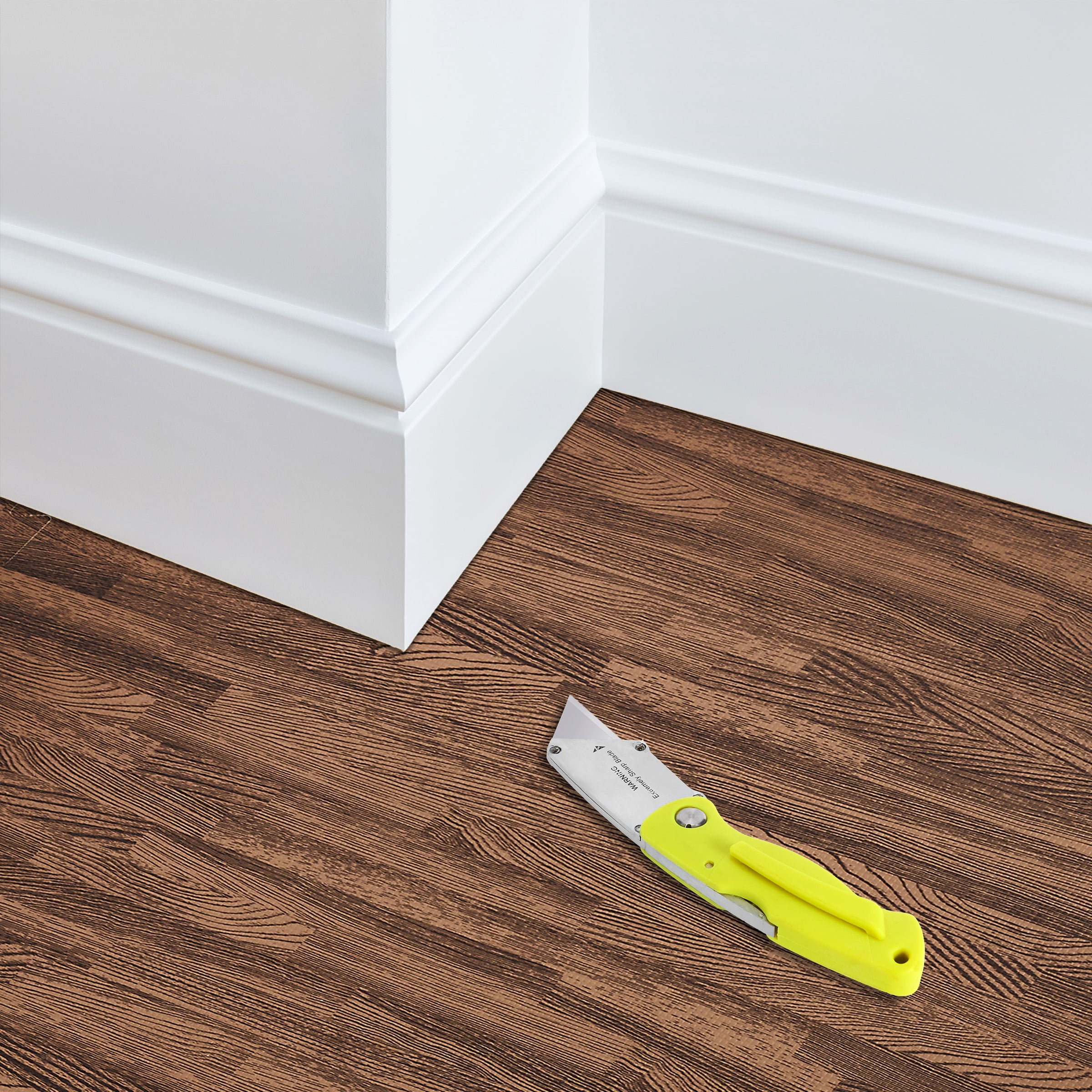 Sorbus Waterproof Wood Grain Foam Floor Tiles, 16 Tiles, 64 Sq Ft, Interlocking, Brown