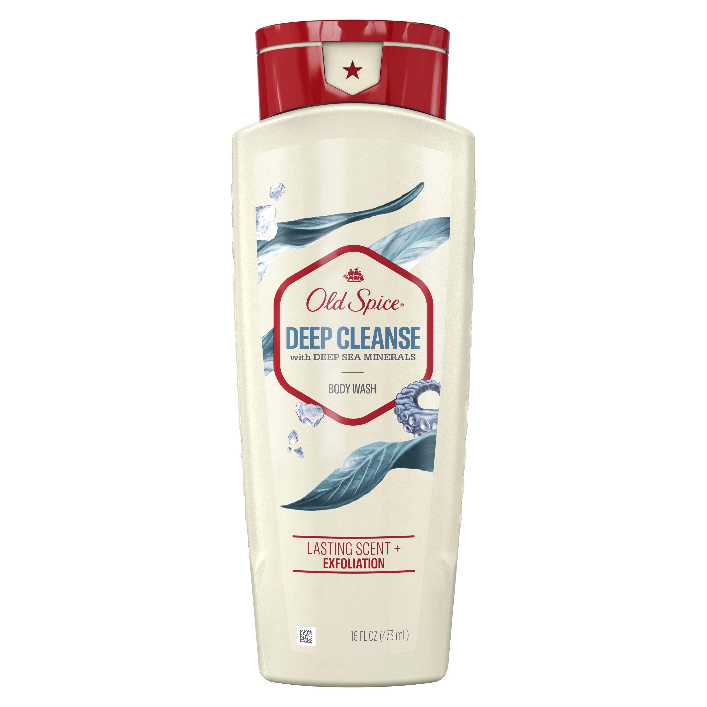Old Spice Men's Body Wash Deep Cleanse with Deep Sea Minerals, 16 oz