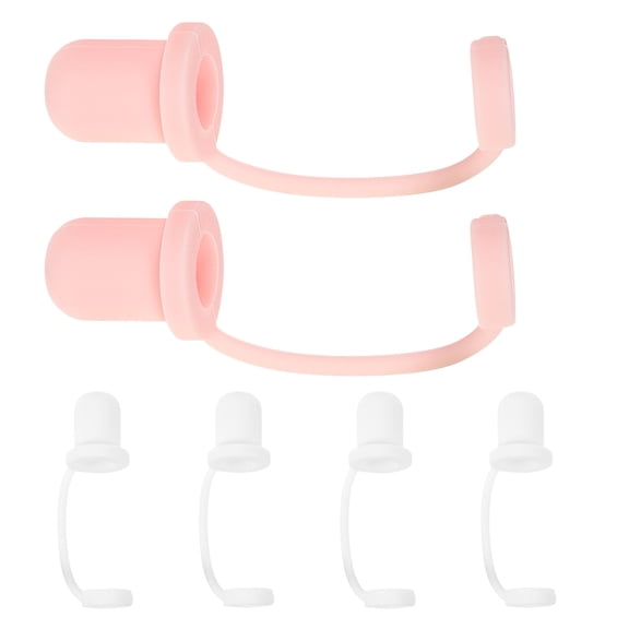 6 Pcs Straw Cap Shot Straw Straw Plug Straw Topper Straw Silicone Caps Silicone Straw Covers Cap
